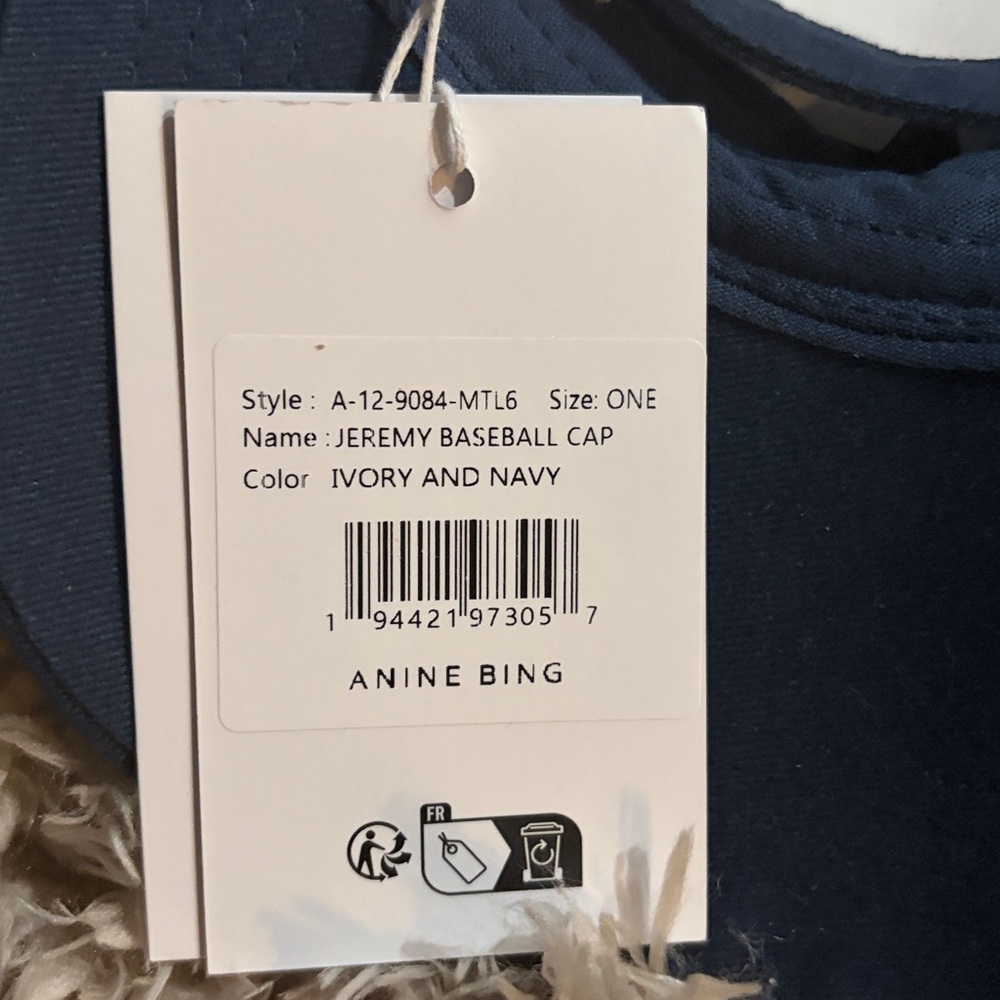 NWT Anine Bing Jeremy baseball cap - Picture 6 of 9